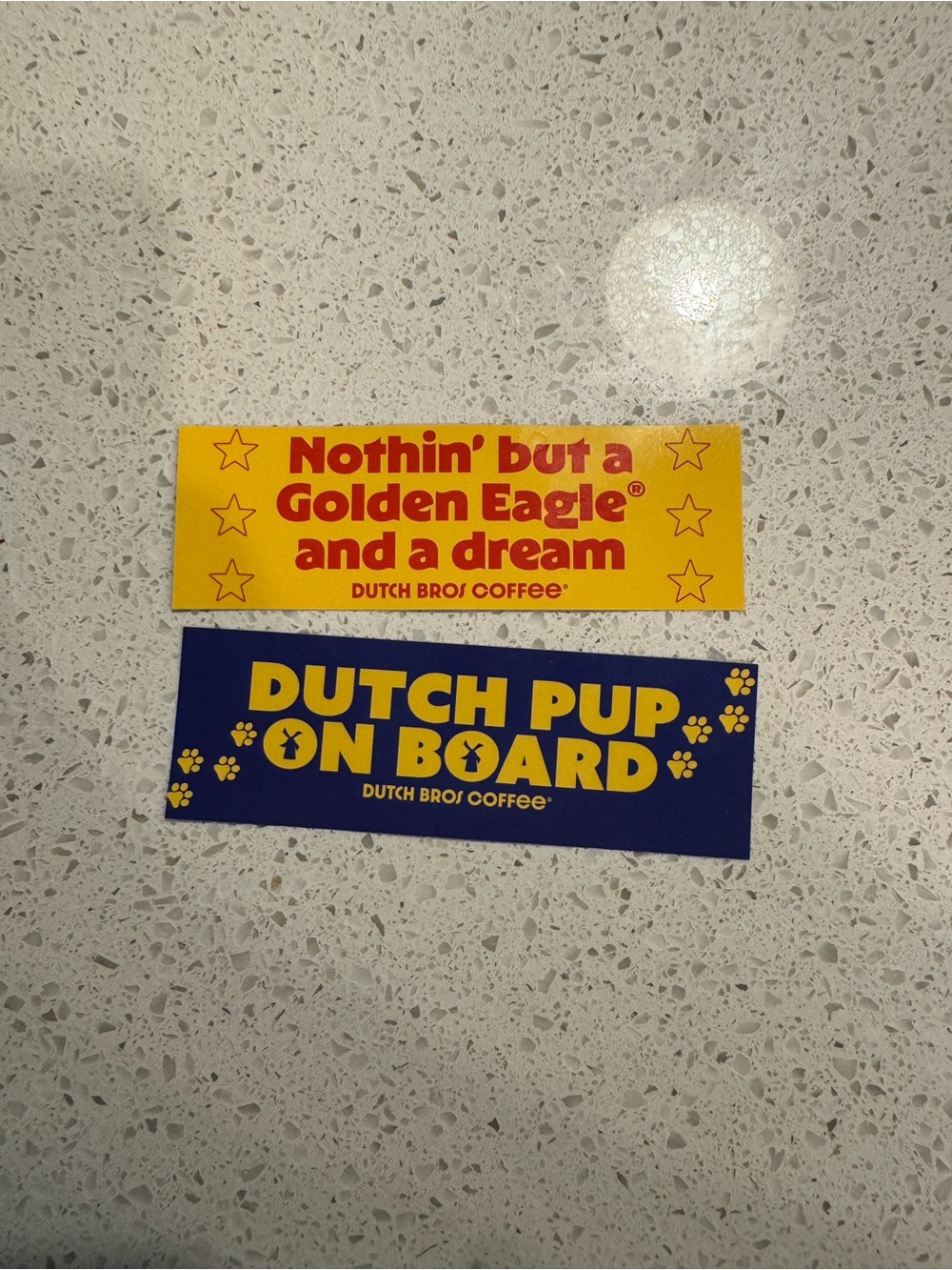 Dutch Bros Mini Bumper Stickers lot Of 2 (May 20th Drop) - Picture 3 of 5